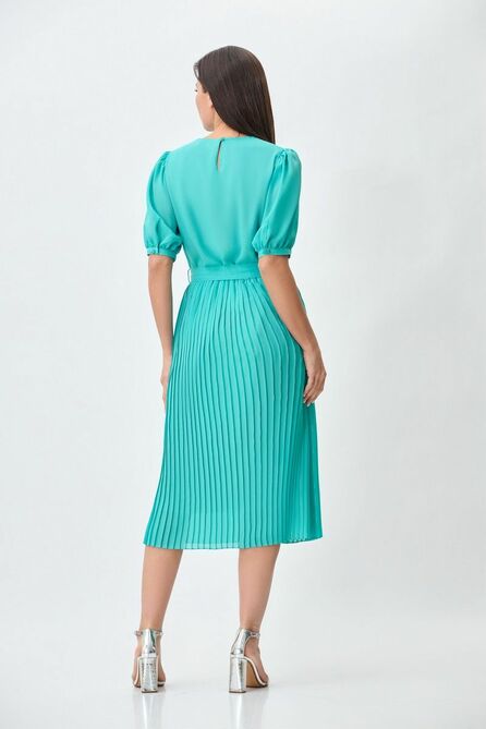 Повседневное платье Gizart 5115 бирюза