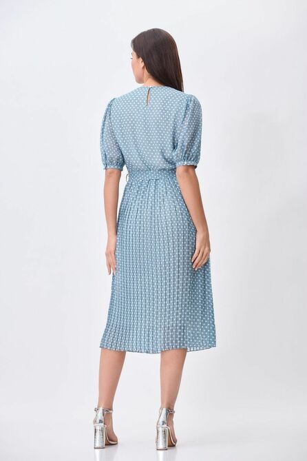 Повседневное платье Gizart 5115 голубой