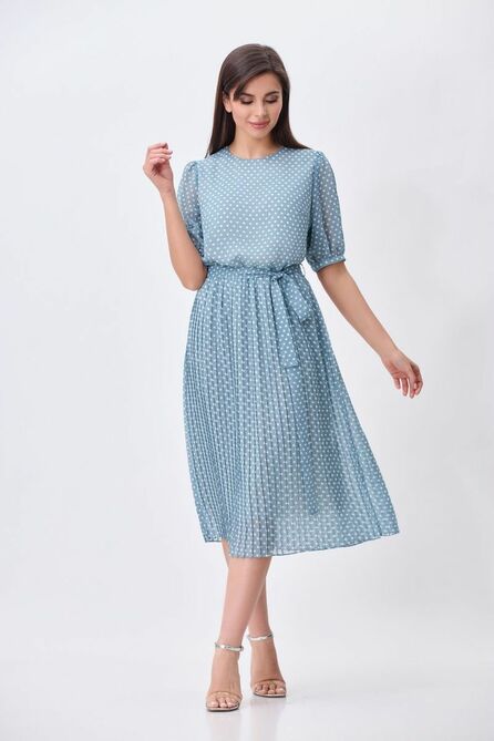 Плательный комплект Gizart 5115-1 голубой