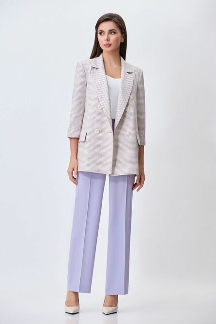 Костюм брючный Gizart 5117 фиолетовый Костюм брючный Gizart 5117 фиолетовый