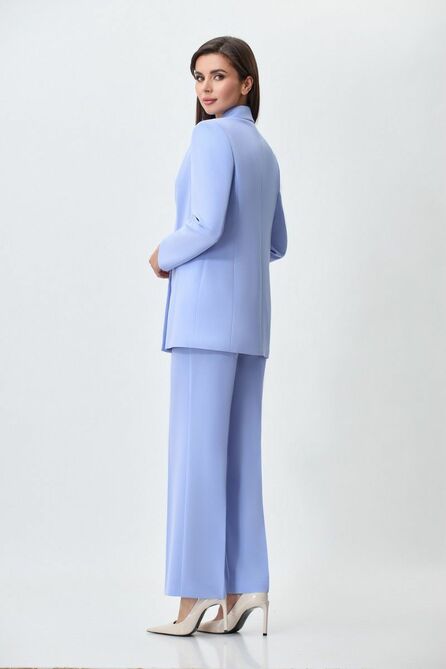 Костюм брючный Gizart 7551 голубой
