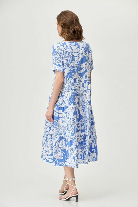 Повседневное платье Gizart 5060Г голубой