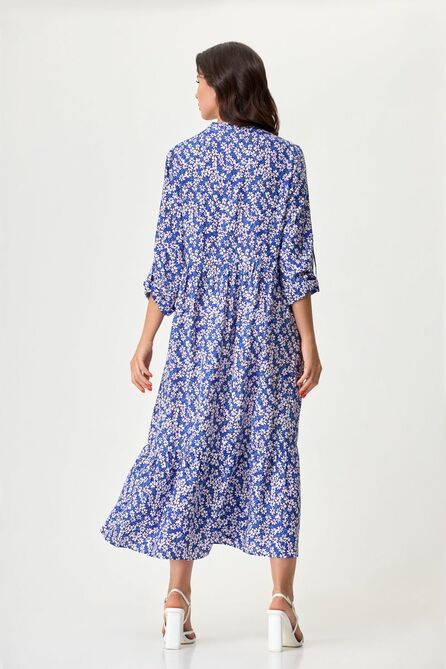 Повседневное платье Gizart 5109с синий