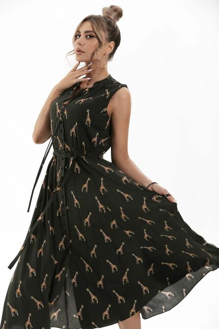 Повседневное платье Golden Valley 4892 зеленый