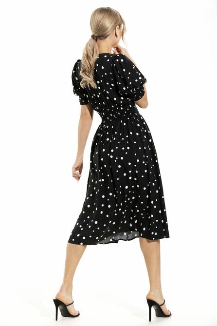 Повседневное платье Golden Valley 4872 черно-белый