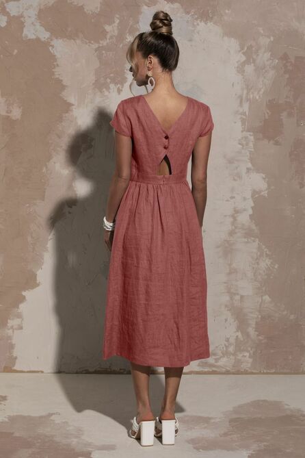 Повседневное платье Golden Valley 4805 красный