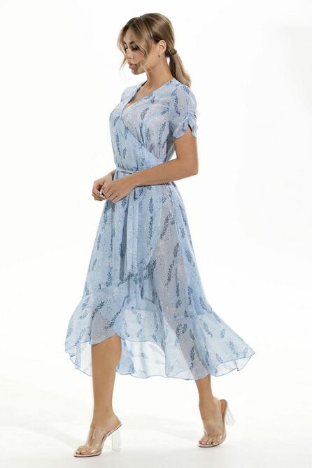 Повседневное платье Golden Valley 4676 голубой