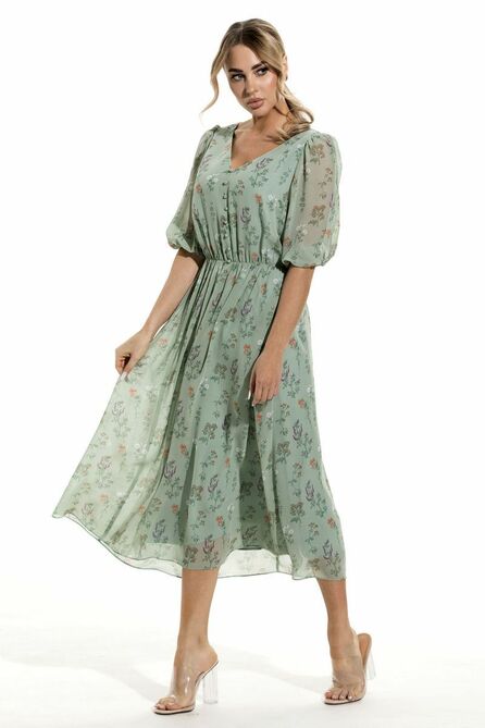 Повседневное платье Golden Valley 4834 зеленый
