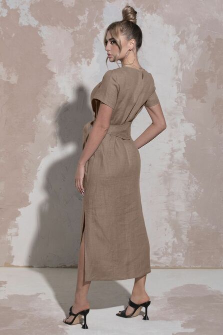 Повседневное платье Golden Valley 4799 коричневый