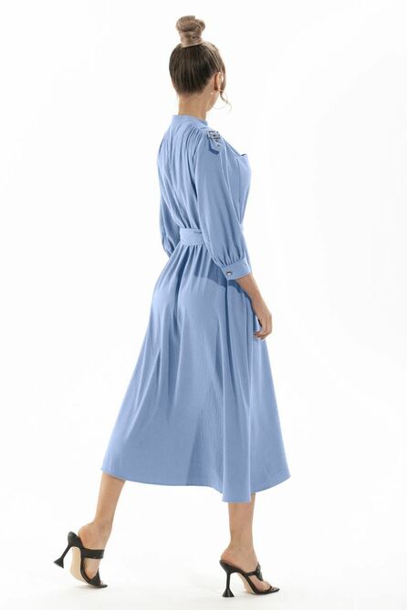 Повседневное платье Golden Valley 4871 голубой