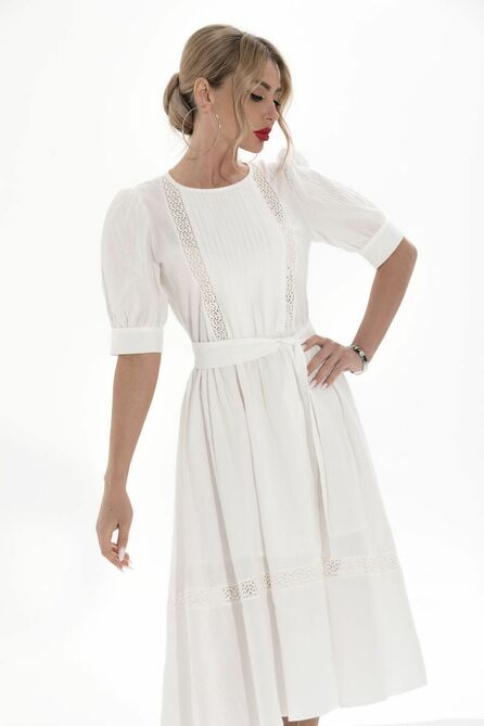 Повседневное платье Golden Valley 4842 белый
