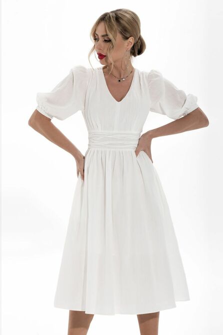 Повседневное платье Golden Valley 4838 белый Повседневное платье Golden Valley 4838 белый