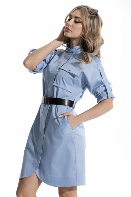 Повседневное платье Golden Valley 4726 голубой