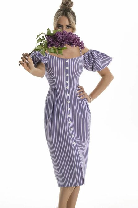 Повседневное платье Golden Valley 4681 сиреневый