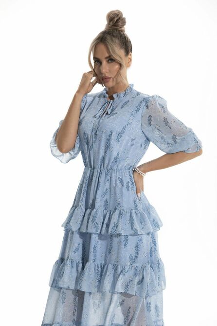 Повседневное платье Golden Valley 4919 голубой