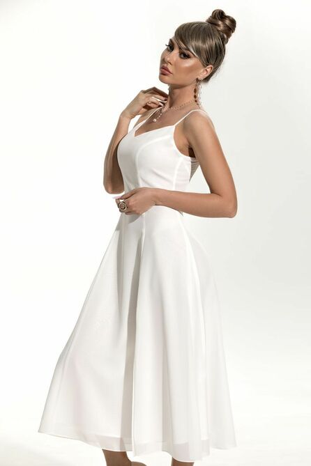 Вечернее платье Golden Valley 4785 молочный