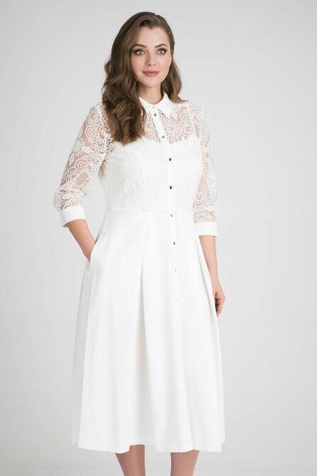 Вечернее платье Golden Valley 4642 белый