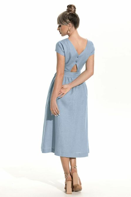 Повседневное платье Golden Valley 4805 голубой