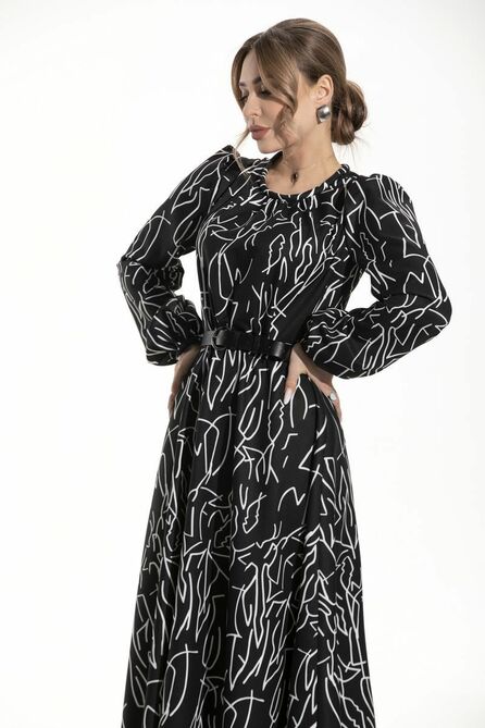 Повседневное платье Golden Valley 4870 черный