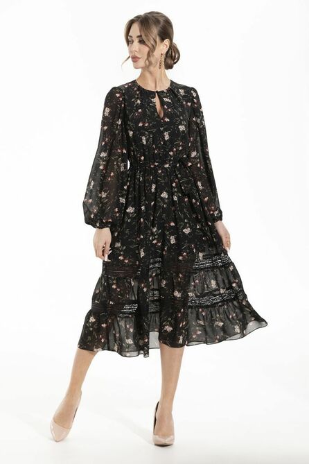 Повседневное платье Golden Valley 4857 черный