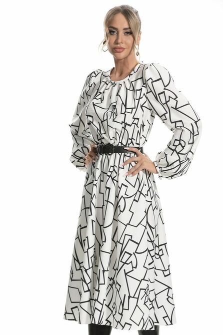 Повседневное платье Golden Valley 4870 белый