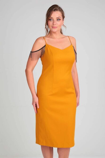 Вечернее платье Golden Valley 4738 оранжевый