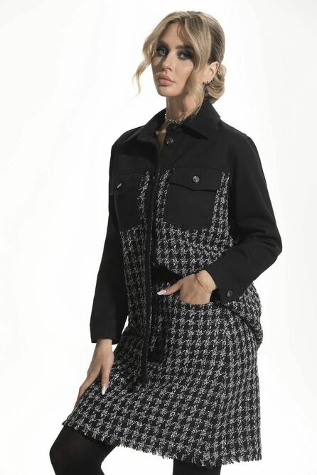 Костюм с блузкой Golden Valley 6514 черный