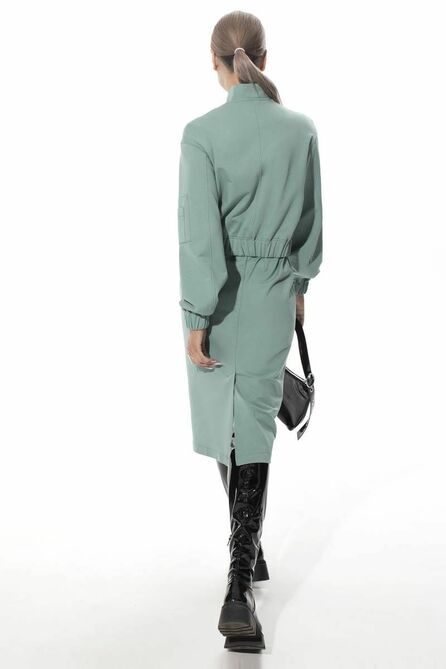 Костюм с блузкой Golden Valley 6522 зеленый