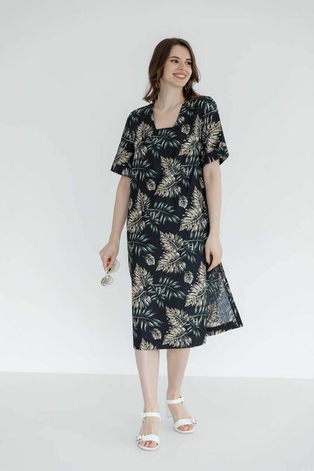 Повседневное платье Ivera 1079 черный,