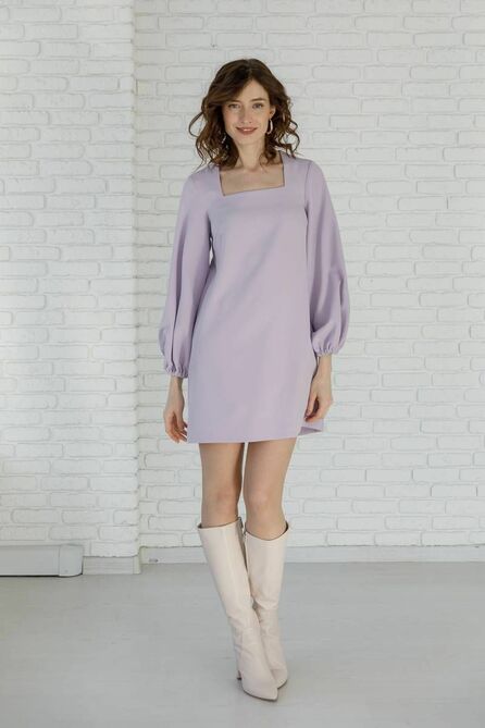 Повседневное платье Ivera 1067 сиреневый