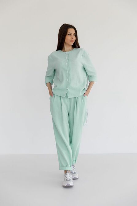Костюм брючный Ivera 6034 мята Костюм брючный Ivera 6034 мята