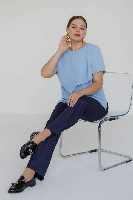 Блузка Ivera 5068 голубой