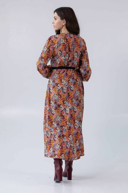 Повседневное платье Ivera 1094 оранжевый