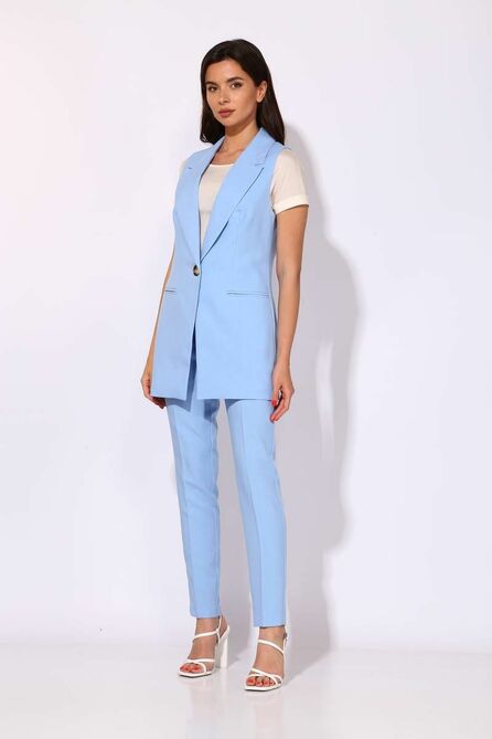 Костюм брючный Juliet Style Д191-6 голубой
