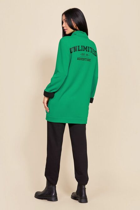 Кардиган, Брюки Kaloris 1924 зелёный