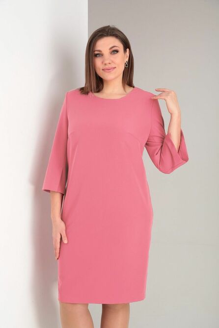 Повседневное платье Ксения Стиль 1980 розовый