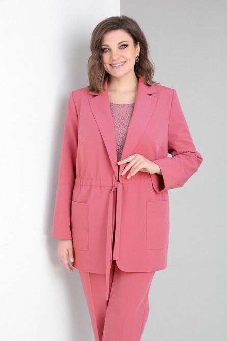 Костюм брючный Ксения Стиль 1982 розовый