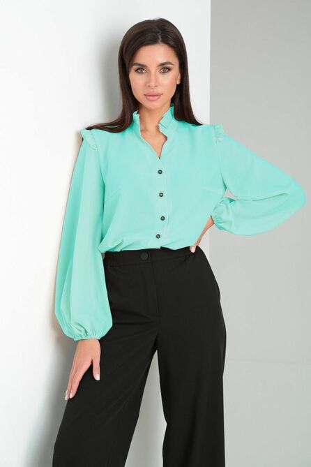 Блузка Ксения Стиль 1977 мята