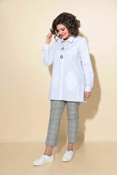 Блузка Ladis Line 1424 белый