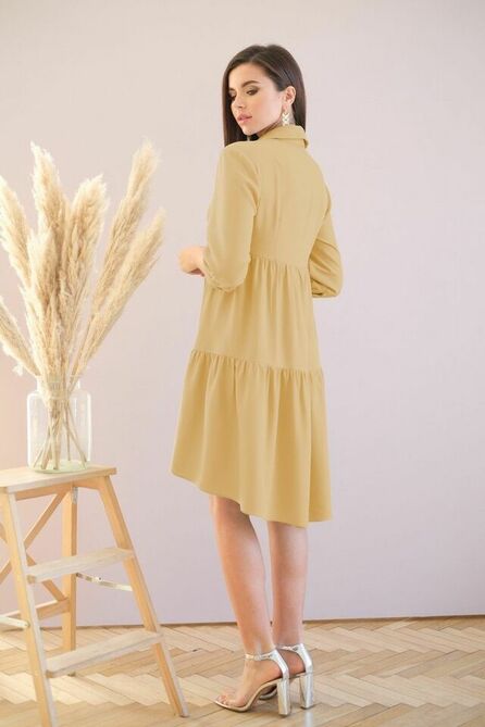 Повседневное платье Ladis Line 1441 терракот Повседневное платье Ladis Line 1441 терракот