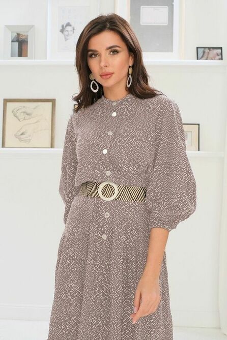 Вечернее платье Ladis Line 1433 кофе