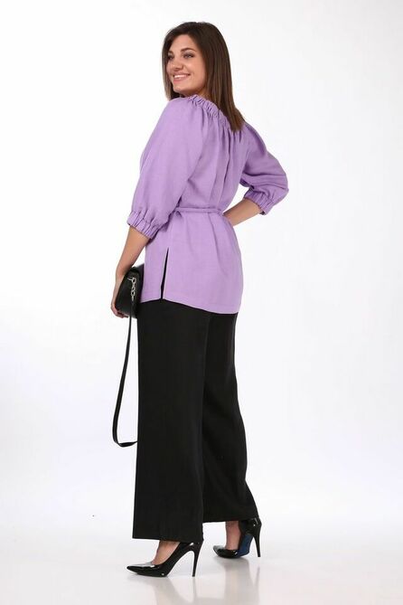 Костюм брючный Lady Secret 2803 лаванда+черный
