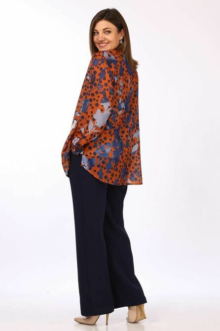 Блуза, Майка Lady Secret 2856 охра+принт