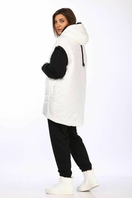 Брюки, Жилет,Худи Lady Secret 2859 белый+черный