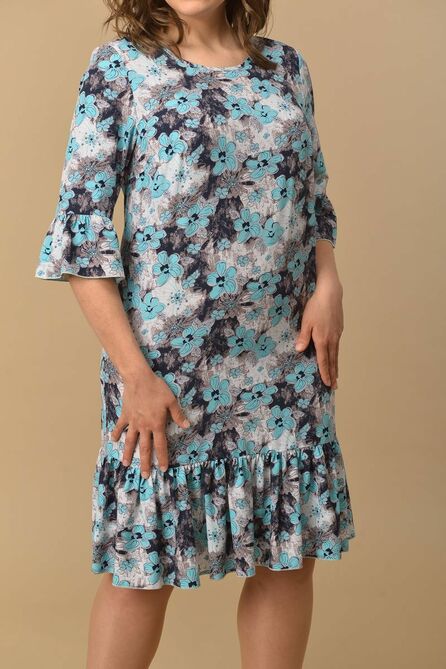 Повседневное платье Lady Style Classic 1866/5 синий