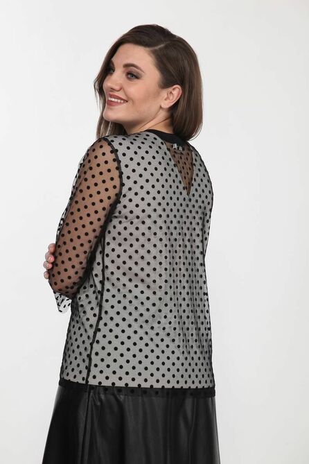 Топ Lady Style Classic 2234 черный/бежевый