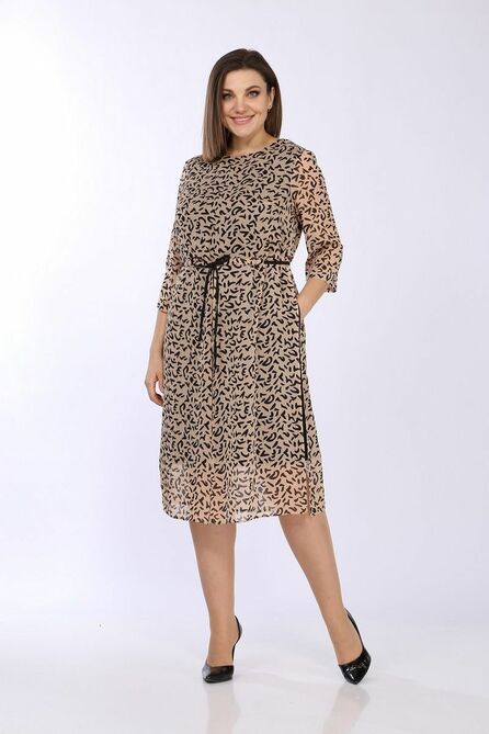 Вечернее платье Lady Style Classic 2429/3 бежевый-черный Вечернее платье Lady Style Classic 2429/3 бежевый-черный