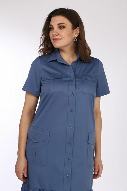 Повседневное платье Lady Style Classic 1815 синий