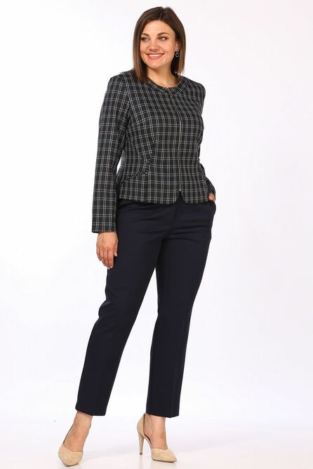 Костюм брючный Lady Style Classic 545 темно_синий