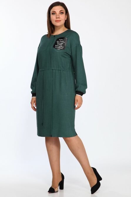 Повседневное платье Lady Style Classic 2343 зеленый